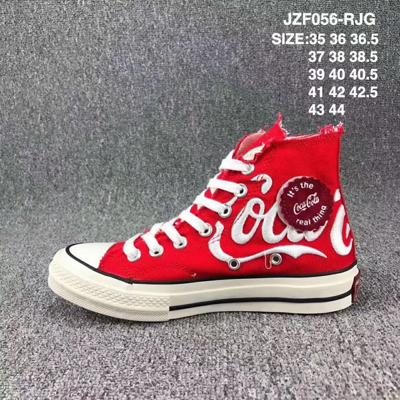 Authentic  KITH x Coca-Cola x CONVERSE Chuck Taylor 1970s Red